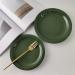 Salad Plate Breakfast Plate Dark Green Gray Green Plate Western Food Chinese Steak Plate Dessert Plate Home Restaurant Kitchen Plate for Kitchen Plate (Color : C Size : CH) Small C - Buy Online on GoSupps.com