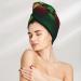 Strawberry Coral Velvet Dry Hair Cap - Unisex Wet Towel Wrap for Home Pool Parties & Beach | Perfect Accessory for All - Buy Online on GoSupps.com