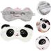 FRCOLOR 2pcs Panda Blindfold Eye Cover - Lightweight Eye Mask & Accessories for Sleeping Yoga and Travel - Polyester Material - Buy Online on GoSupps.com