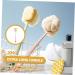 BELLIFFY Exfoliating Bath Brush Loofah Scrubber for Men - Shower Body Brush with Handle - Buy Online on GoSupps.com
