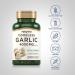 Piping Rock Odorless Garlic Softgels | 4000mg | 240 Count | Extra Strength | Non-GMO Gluten Free Herbal Supplement - Buy Online on GoSupps.com