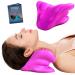 Naked endowers neck and shoulder-ties for pain relief and to align the cervical spine to relax and shoulder the neck and shoulders to relieve neck pain purplish