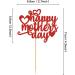 Keaziu 24 Pack Happy Mothers Day Cupcake Toppers Flower Best Mom Cupcake Picks Mom's Theme Happy Mother's Day Women Birthday Party Cake Decorations Supplies Red Red 2024 - Buy Online on GoSupps.com