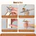 tibiu Airbrush - Kit Rechargeable Cordless Airbrush Compressor Replacement Nail Art Airbrush Kit Portable Airbrush for Nails Cake - Buy Online on GoSupps.com