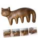 Fomiyes 5-in-1 Cat-Shaped Kitten Massage Comb & Scalp Massager - Antistatic Body & Head Skin Tool for Cats - Buy Online on GoSupps.com