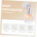 WOFASHPURET 1pc Body Air Bag Powder Hair Perfume Shimmering Face Powder Highlighter Sprayer Makeup Tools Glass Golden 1 count (Pack of 1) - Buy Online on GoSupps.com