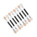 WOONEKY 20pcs Latex Eye Shadow Stick Eye Makeup Eyeshadow Tip Brush Eye Shadow Sponge Plastic