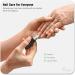 FERYES Thick Nail Clippers with Catcher - Precision Fingernail Cutter for Seniors - Black - Buy Online on GoSupps.com
