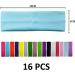 Shop 16-Piece Sporty Welding Tape Set | Non-Slip Colorful Headbands for Running Cycling Yoga & Tennis | Unisex Fitness Accessories - Buy Online on GoSupps.com