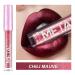 Allbesta Metallic Shimmer Glitter Lipgloss | Waterproof Liquid Lipstick - Long-lasting Chili Mauve | Shop Internationally - Buy Online on GoSupps.com