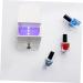 FRCOLOR Nail Polish Storage Nail Tool Nail Bits Nail Art Tools Manicure Tools Para U as Nail Stuff Organizer Manicure Drill Holder Nail Art Supply Bracket Acrylic White Usb 12x8.5cm White - Buy Online on GoSupps.com