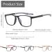 Buy Tnsland Unisex Reading Glasses Set - Flexible Anti-Dizzy Light Blue Light Blocking (+2.5) - Comfort for Men & Women - Buy Online on GoSupps.com