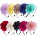 XIMA 10pcs Chiffon Flower Girls Headbands for Kids Children Teens toddlers Hair Accessories…