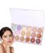 GjnjfdF Concealer palette hide blending palette - 18-color face concealer cream | Waterproof beauty palette to conceal dark circles for complexion