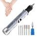 Nail Filer Electric Nail Drill for Acrylic Nails Gel Nail Grinder Manicure Electric Nail File for Thick Toe Nails Portable Manicure Pedicure Set Adjustable Speed E File for Nails Gray