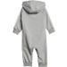 adidas Unisex Essentials 3-Stripes French Terry Bodysuit Kids Overall 3-4 Years - Medium Grey Heather/White - Buy Online on GoSupps.com