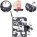 DAYTOYS Soft Cloth Book for Babies - Waterproof Touch and Feel Crinkle Book - Early Education Activity Toy for Infants and Toddlers - Black and White - Buy Online on GoSupps.com