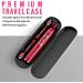 Wagner & Stern WHITEN+ Smart Electric Toothbrush with Pressure Sensor - 5 Modes, 3 Intensity Levels, Premium Travel Case - Ruby Red - Buy Online on GoSupps.com