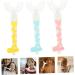 Iwowhero 3-Piece Cartoon Children's Toothbrush Set | Silicone Hand-Friendly Toothbrushes for Kids - Buy Online on GoSupps.com