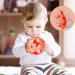 Baby Teething Toys Dinosaur Teethers for 3+ Months - Safe Teether Ball & Pacifier (Red) - Buy Online on GoSupps.com