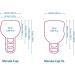 Merula Cup Galaxy (Violet) - One Size Medical Silicone Menstrual Cup for Comfortable Flow - Buy Online on GoSupps.com