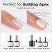 Modelones 3Pcs Builder Gel Set - No Wipe Base and Top Coat with Gel Builder for Strong Nails - Buy Online on GoSupps.com
