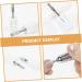 Healeved Nail Shank Stainless steel Bitstock replacement head polisher nail bits manicure sanding heads Nail flakes nail drill bits polishing head supplies manicure nail art tools portable - Buy Online on GoSupps.com