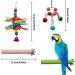 Quozio Parrot Toys | Natural Wood Bird Toys Hanging Bells Swings & Ladders for All Birds - International Shipping - Buy Online on GoSupps.com