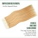 VARIO TAPE Real Hair Extensions - 20 Pieces 50g #12P613 Gold Brown Highlighted Blonde 16 inch Gift for Women - Buy Online on GoSupps.com