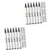 FOMIYES 12 Pcs Makeup Supplies Pink Eyeliner Ultra-fine Felt-tip Eyeliner Abs Lasting Miss Template