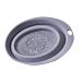 Honhoha Silicone Makeup Brush Cleaning Mat | Silicone Mat for Makeup Brush Washing - Portable Silicone Makeup Brush Cleaner Washing Tools for Girls and Women Grey