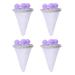 4 Pieces Reusable Household Hair Filter Washer Lint Trap Net Pouch Pet Hair Remover For Laundry Washing Machine Floating Hair Remover For Washing Machine Purple