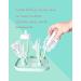 Alices Baby Bottle Drying Rack High Capacity Bottle Dryer Easy Clean Storage Bottle Holder for Bottles Teats Cups Pump Parts and Accessories Green - Buy Online on GoSupps.com