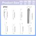 Stainless Steel Toothpicks Set - 7pcs Portable Dental Picks for Home & Travel - Buy Online on GoSupps.com