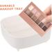 Alipis Box Makeup Storage Box Makeup Eyeshadow Makeup Blush Vanity Drawer Organizer Vanity Desk Storage Eyeshadow Pallet Organiser Loose Powder Holder Eyeshadow Palettes Organizer Divider White 20.6X20X8.6CM - Buy Online on GoSupps.com