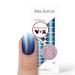 Miss Sophie nail film - Milky Way - Color blue nail wraps - 24 Ultra -thin self -adhesive long -lasting nail foils Milky Way 24