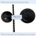 4 Pack Black Wig Stand Set for 14.2 Inch Wigs - Portable Hat Display Stand for Travel - Stable and Multiple Wig Head Holder - Buy Online on GoSupps.com