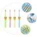 4-Piece Cartoon Children's Toothbrush Set - Sensitive Micro Bristles for Kids & Adults | Duck Design for Gentle Oral Care - Buy Online on GoSupps.com