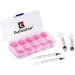Gufastoe 10pcs Original and Mini Nipples with Syringes for Pets - Pink - Buy Online on GoSupps.com