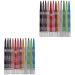 Angoily 24 Pcs Eyeliner Metallic Eyeshadow Stick Waterproof Eye Shadow Pen Eye Shadow Pencil Miss Set