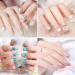 YINGJEE Rhinestone Picker Pen Set - Dual-ended Nail Art Dotting Pen with Replaceable Wax Heads for Manicure and Diamond Painting (Pink Purple) - Buy Online on GoSupps.com