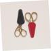 High-Quality Shear Pocket Scissors Set - 3 Pieces with Protective Leather Sheath & Blade Caps for Embroidery | Safe & Durable Design - Buy Online on GoSupps.com