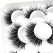 Lashes Big Curl 3D Faux Mink Lashes 15mm Lashes Handmade Strip Eyelashes Dramatic Long Soft Wispy False Eyelashes for Women Bold Makeup 5 Pairs (MS006) - Buy Online on GoSupps.com