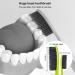 EasyHonor Huge Head Charcoal Toothbrush 8 Pack - Medium Soft Adult Toothbrush - Buy Online on GoSupps.com