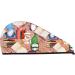 Super Absorbent Microfiber Hair Towel Wrap for Women - Gnomes Books Tea Cups Design | Quick Dry Coral Velvet for Long & Curly Hair - Buy Online on GoSupps.com