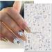 5D Embossed Flower Nail Art Stickers - Spring/Summer Butterfly Daisy Design for Women and Girls - Buy Online on GoSupps.com