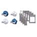 4 pieces-free mop frame for bathrooms wall hanging and 1 set bamboo coal bag for at home pets cars closet shoes