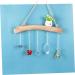 CAXUSD Earring Stand Wall Mounted Hooks Key Necklace Earrings Hanging Organizer Pendant Jewelry Storage Box - Buy Online on GoSupps.com