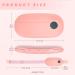 Menstrual Heating Pad for Cramps with Digital Display and Wireless Heat Belt - 3 Temperature Settings, 3 Massages - Christmas Gift for Women & Girls (Pink 5000mAh) - Buy Online on GoSupps.com