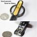 Mini Magnifying Glass Handheld Portable High DefinitionNail Clamp Nail Knife Anti Clip Meat Safety Scissors Maps Crafts Magnifier Black Good Times - Buy Online on GoSupps.com